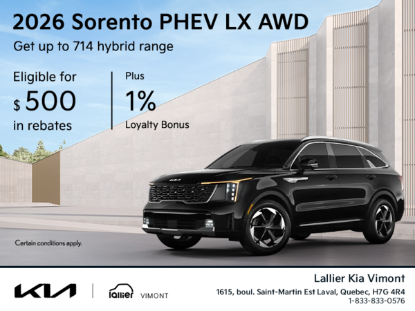 Get the 2026 Kia Sorento!