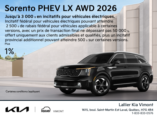 Le Kia Sorento 2026!