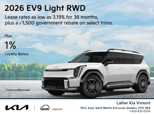 Get the 2026 Kia EV9!