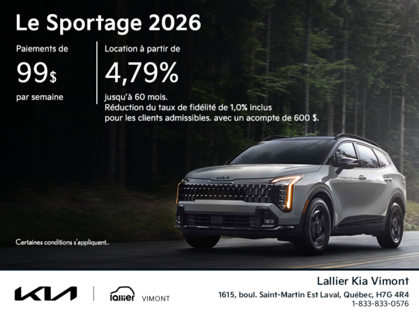 Kia Sportage 2026