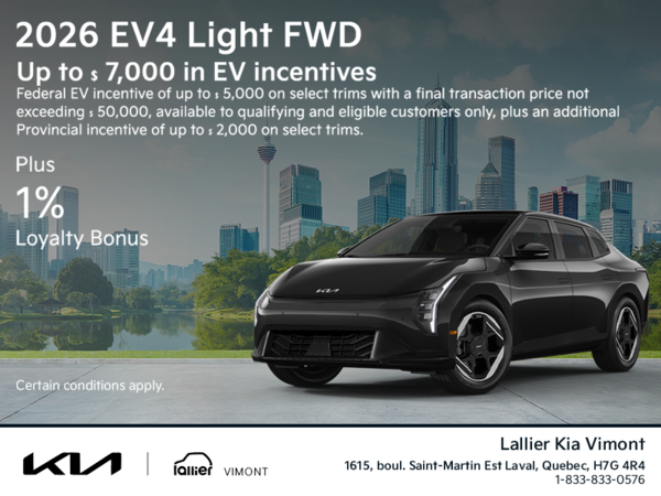 Get the 2026 Kia EV4!