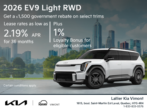 Get the 2026 Kia EV9!
