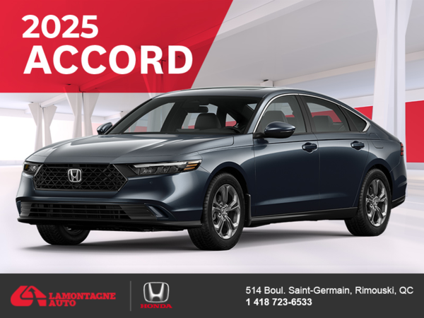 Get the 2025 Honda Accord!