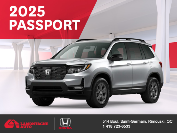 Get the 2025 Honda Passport! 
