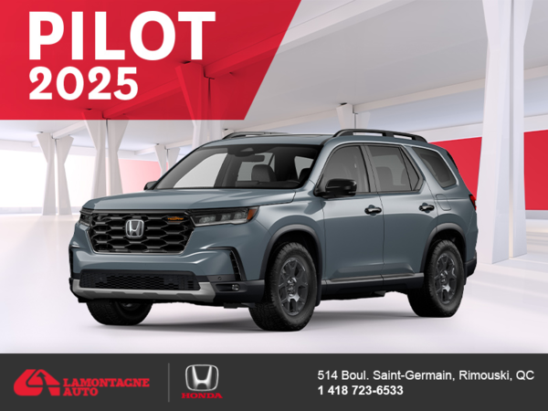 Obtenez le Honda Pilot 2025 !