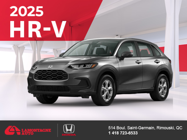 Get the 2025 Honda HR-V! 