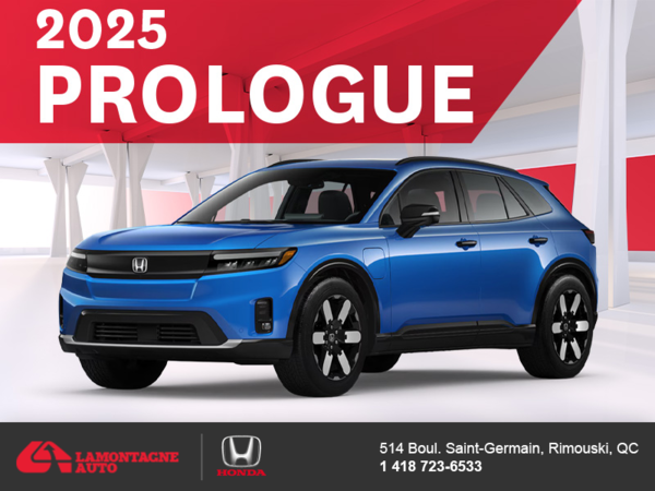 Get the 2025 Honda Prologue! 