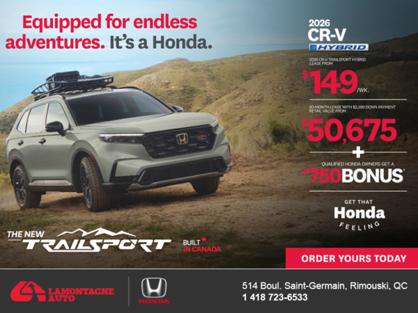 Get the 2026 Honda CR-V Hybrid!