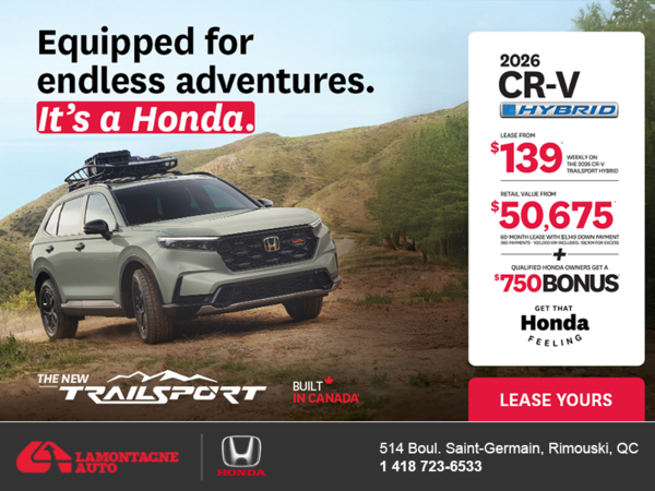 Get the 2026 Honda CR-V Hybrid!