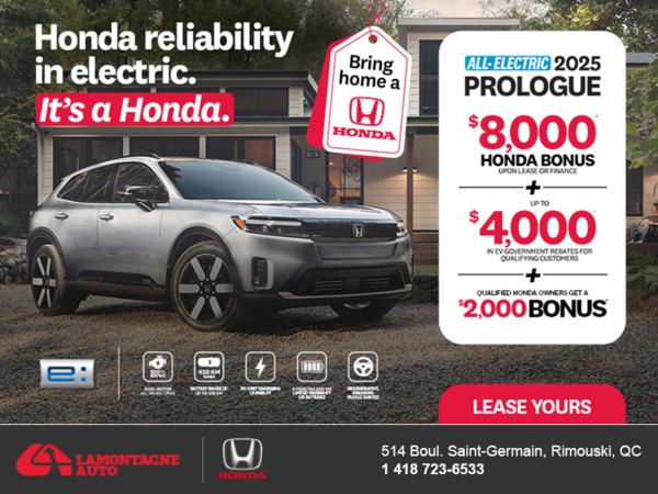 Get the 2025 Honda Prologue! 