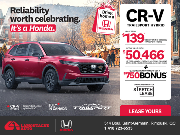 Get the 2026 Honda CR-V Hybrid!