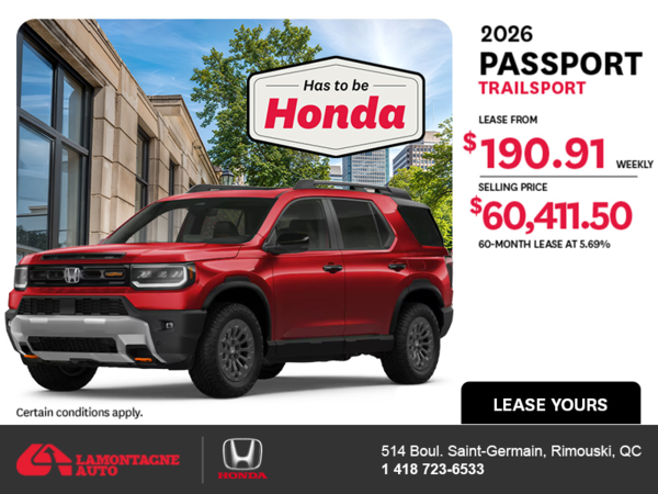 2026 Honda Passport