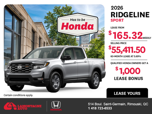 2026 Honda Ridgeline