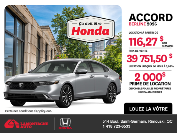 Honda Accord 2026