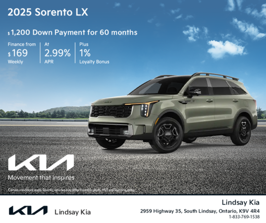 Get the 2025 Kia Sorento!