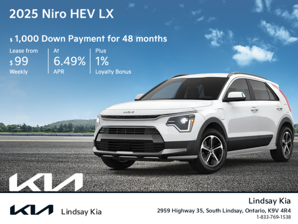 Get the 2025 Kia Niro HEV!