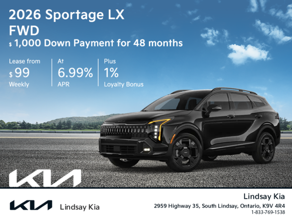 Get the 2026 Kia Sportage!