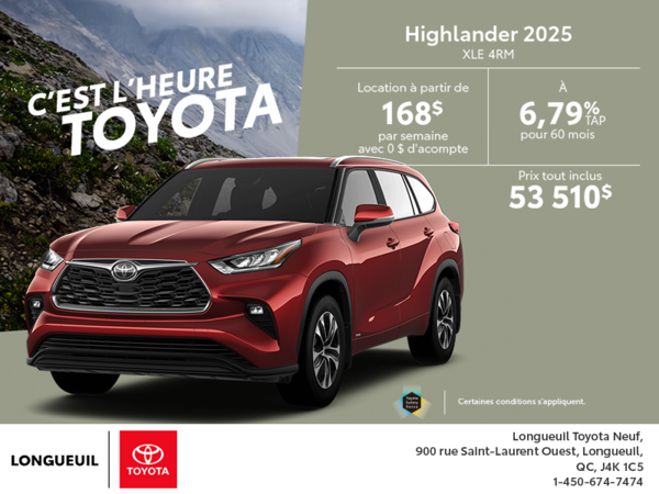 Toyota Highlander 2025
