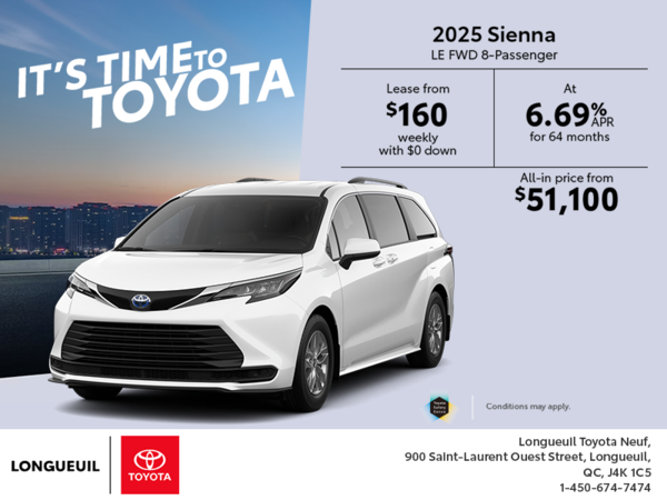 2025 Toyota Sienna Hybrid