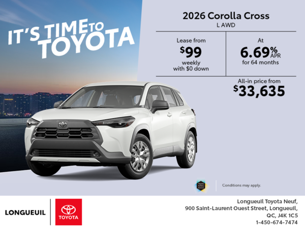2026 Toyota Corolla Cross