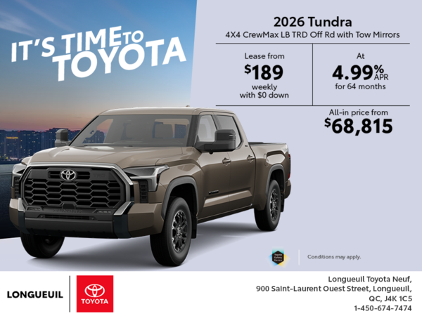 2026 Toyota Tundra