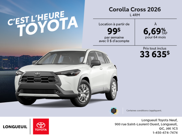 Toyota Corolla Cross 2026