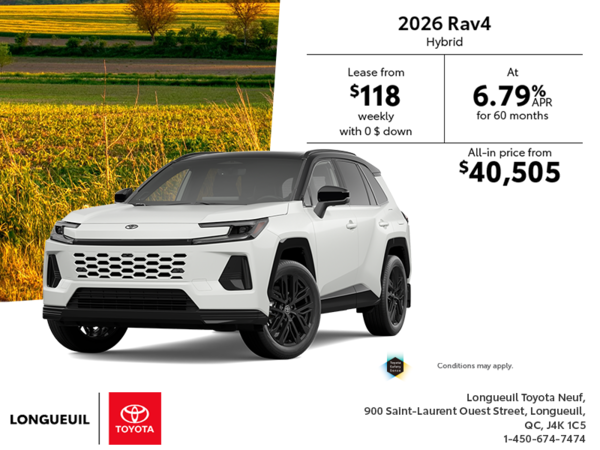 2026 Toyota RAV4 Hybrid