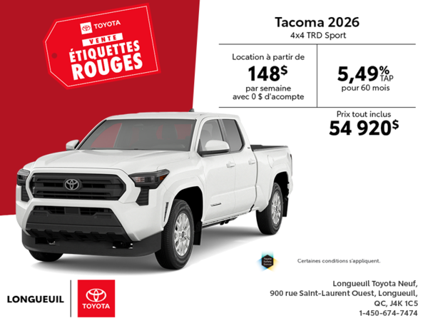 Toyota Tacoma 2026