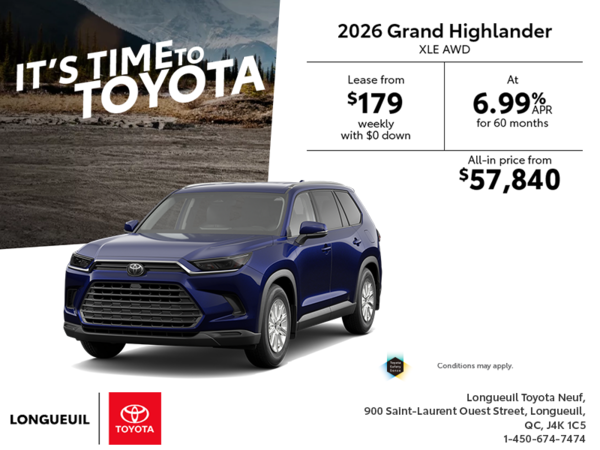 2026 Toyota Grand Highlander
