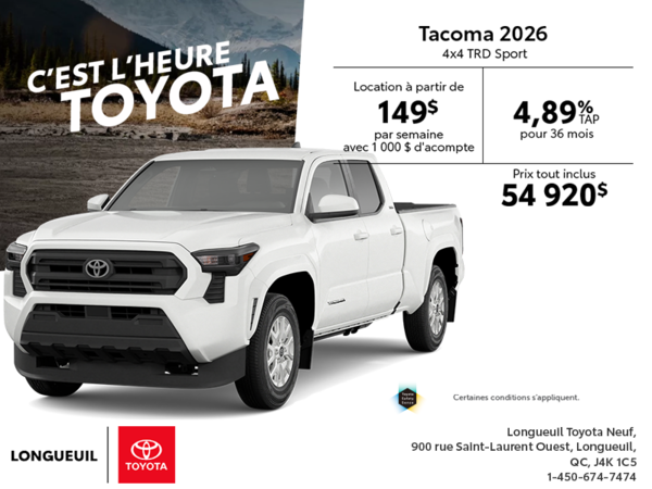 Toyota Tacoma 2026