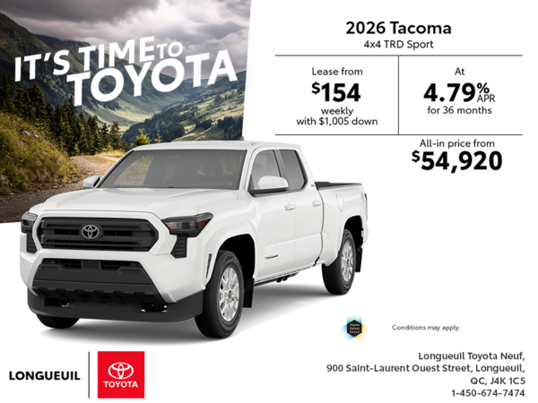 2026 Toyota Tacoma