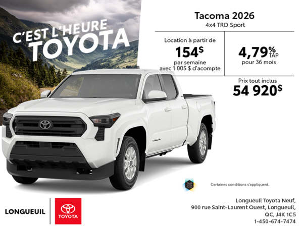 Toyota Tacoma 2026