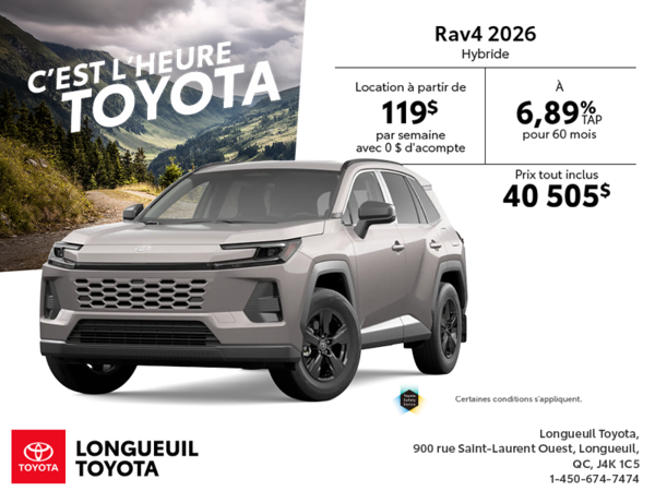 Toyota RAV4 Hybrid 2026