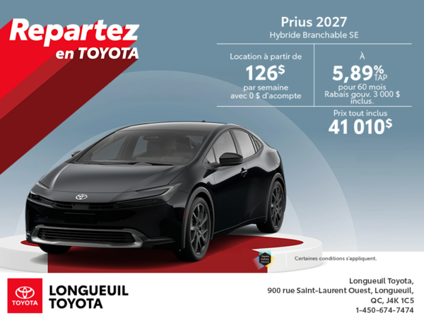 Toyota Prius Plug-In Hybrid 2027