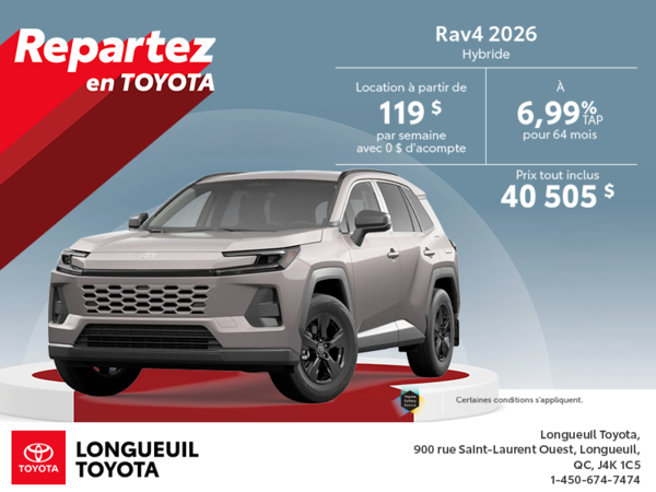 Toyota RAV4 Hybrid 2026