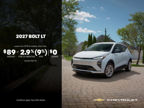 Get the 2027 Chevrolet Bolt LT