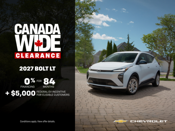 Get the 2027 Chevrolet Bolt LT