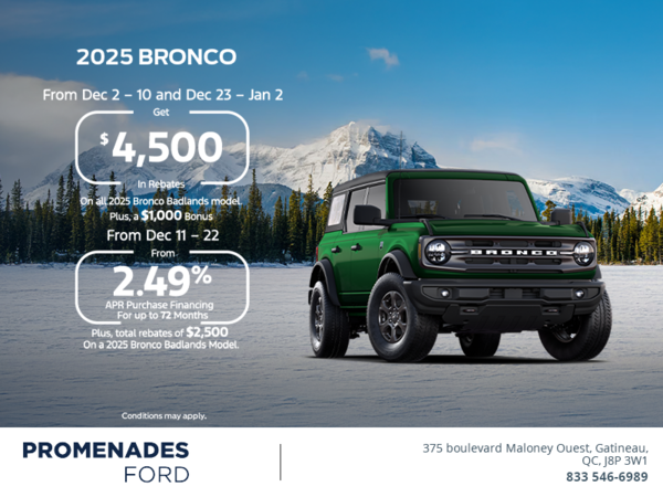 2025 Ford Bronco