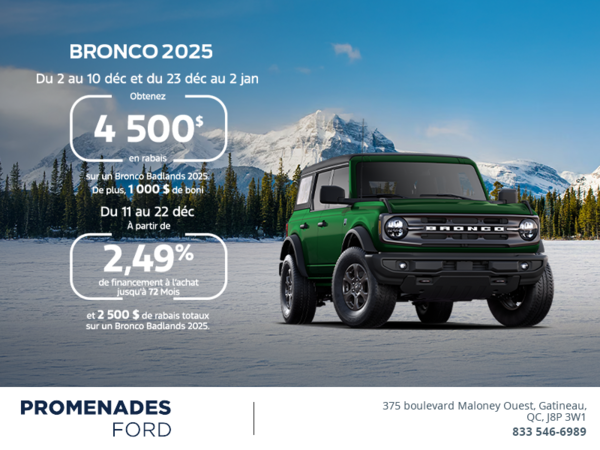 Ford Bronco 2025