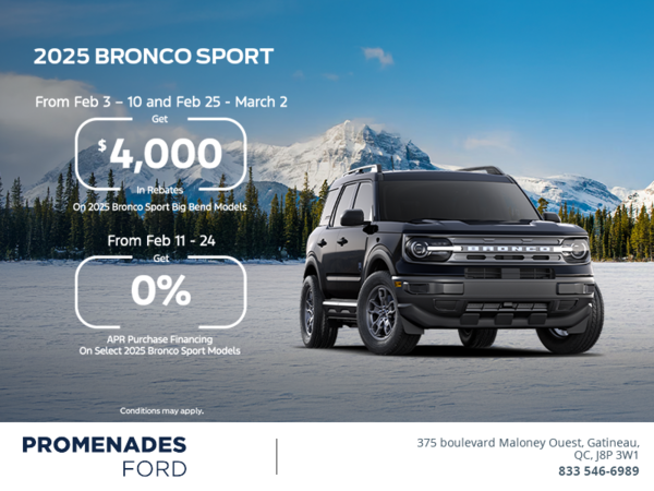 2025 Ford Bronco Sport