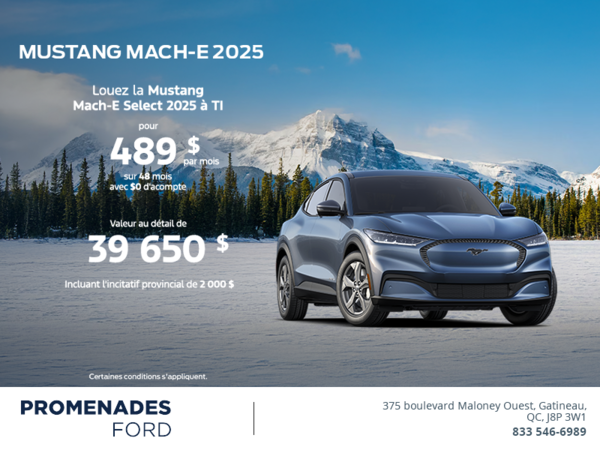 Ford Mustang Mach-E 2025