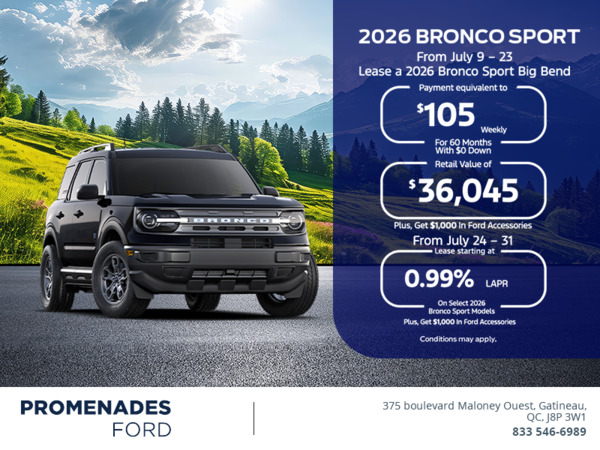 2026 Ford Bronco Sport