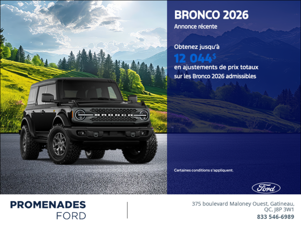 Ford Bronco 4 doors 2026