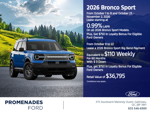 2026 Ford Bronco Sport