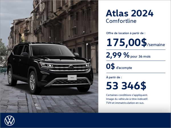 Procurez-vous le Volkswagen Atlas 2024