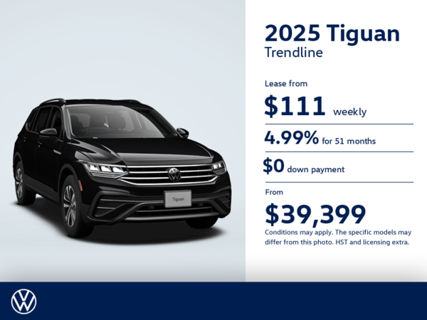 Get the 2025 Volkswagen Tiguan