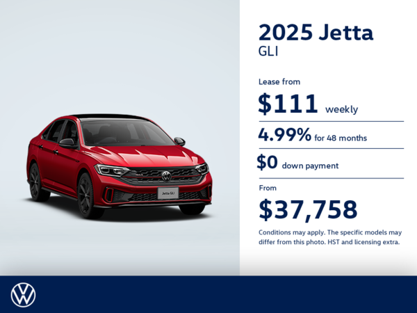 Get the 2025 Volkswagen Jetta GLI