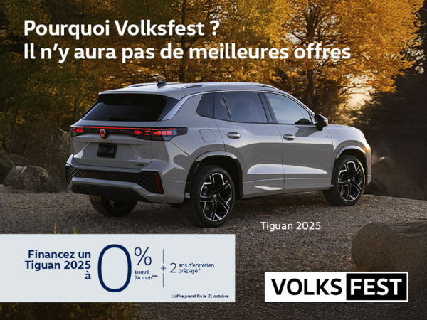 Procurez-vous le Volkswagen Tiguan 2025