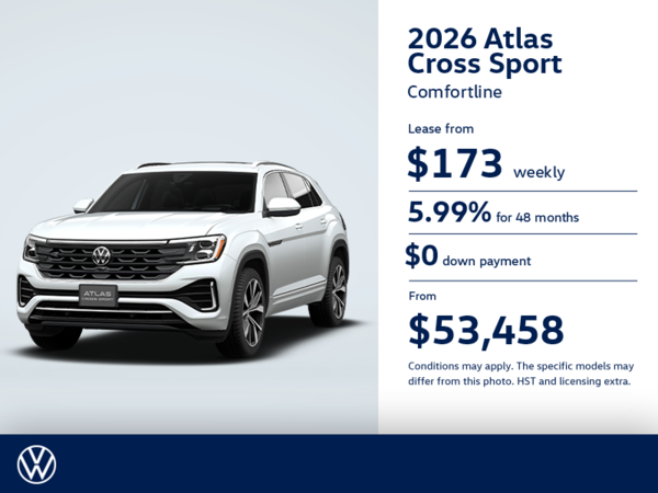 Get the 2026 Volkswagen Atlas Cross Sport