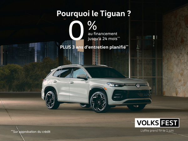 Procurez-vous le Volkswagen Tiguan 2026
